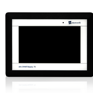 Frontabbildung ehb SMARTdisplay 70 mit Spiegelung unten