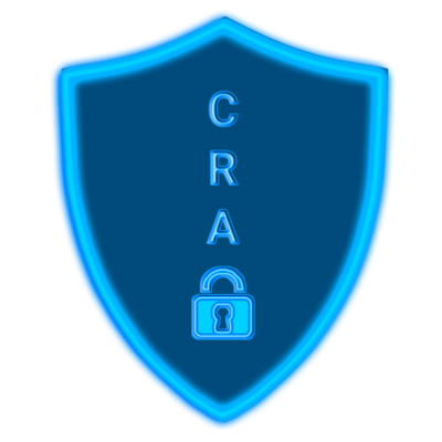 grafische Darstellung der Schutzfunktion des Cyber Resilience Act als Wappenschild mit Vorhängeschloss
