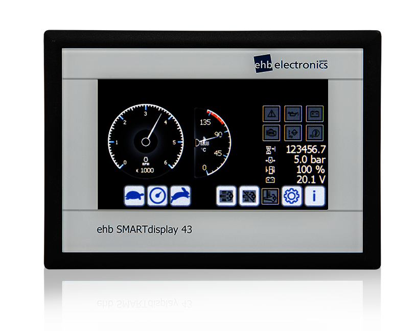 ehb SMARTdisplay 43 mit Spiegelung The ehb SMARTdisplay 43